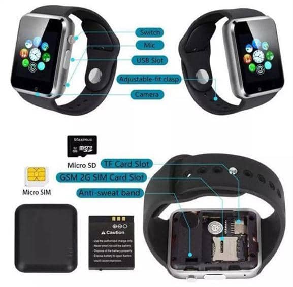 A1 W SMARTWATCH (BLACK ONLY) - Image 2