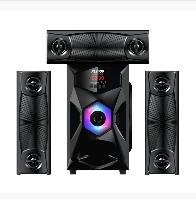 Alitop Subwoofer with Bluetooth, FM Radio, USB, SD Card, SP 6503
