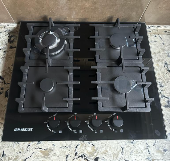 Homebase 3 Gas Plate and 1 Electric Plate - HB-60-4001