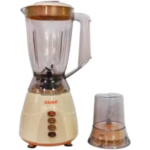 Zaiba Unbreakable Jar 2 In 1 Juicer Bender With Dry Mill Grinder 300 Watts, ZB-2255-C
