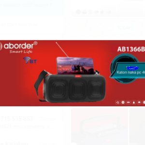 Aborder Rechargeable Radio AB1366BT