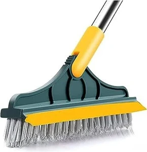 Bathroom Cleaning Brush Wiper 2 in 1