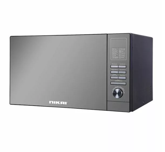Nikai Microwave 25L 1000W with Grill Digital 5 Levels Mirror Finish NMO250MDG