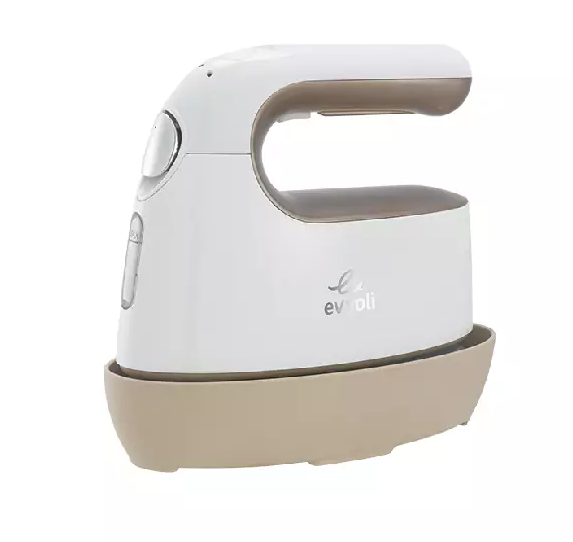 Evvoli Mini Steam Travel Iron with 8 Streaming Holes 1000W EVIR-PGS1000G - Image 2