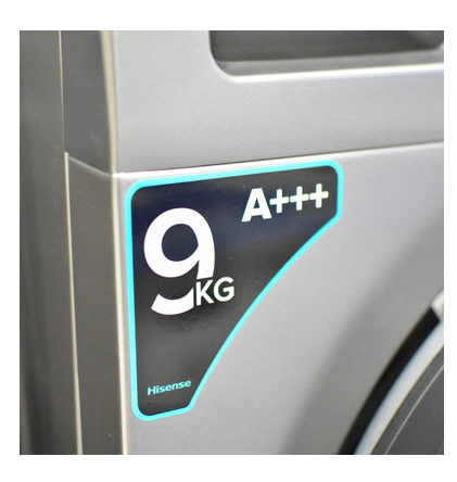 Hisense 9kg Full Automatic Titanium Front Load Washing Machine WFPV9012T - Image 4
