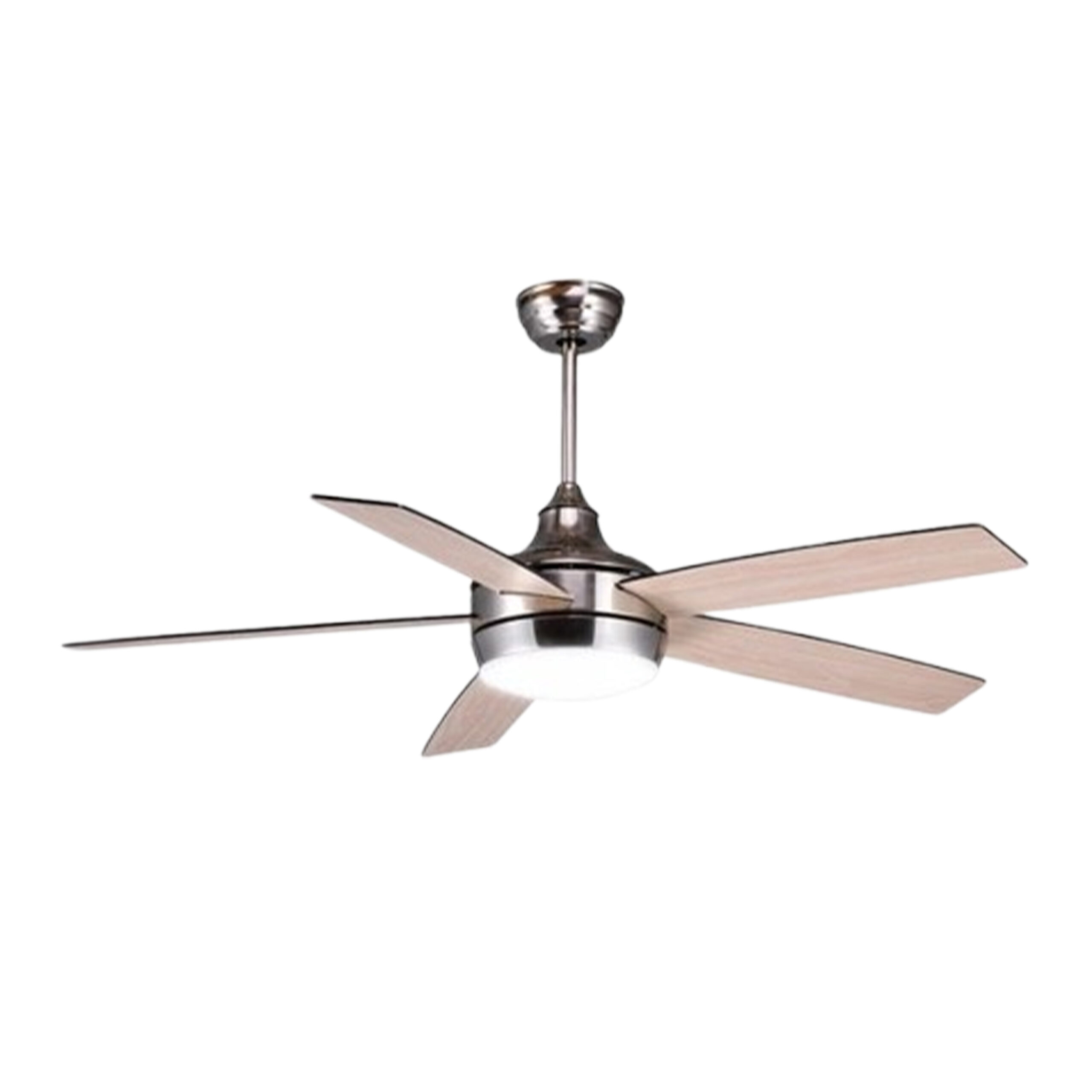 Titanium Ceiling Fan 5pcs plywood 52"20w LED light