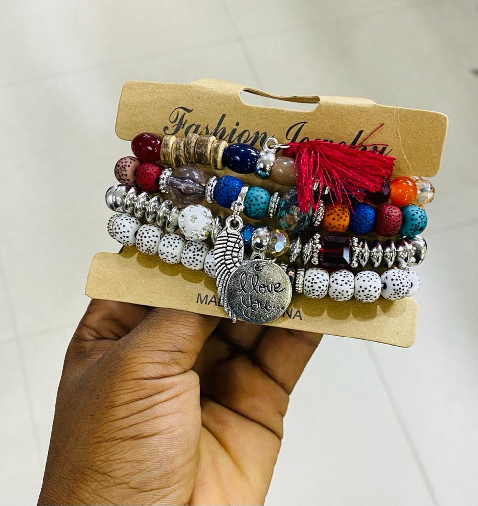 Bracelet 4pics Full Set Crazy Colour Tape 30