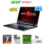 Acer Nitro 17 Gaming 1tb/16gb Ram RTX 4050 AMD RYZEN 7 - Image 2