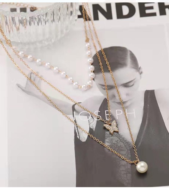 Necklace Stainless Steel (HAZIPAUKI & KUCHUBUKA) Gold Tap 2