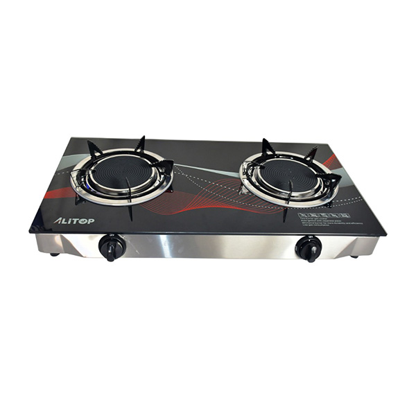 Alitop 2 Infrared Burner,Glass Top Gas Cooker, APL-218LPG