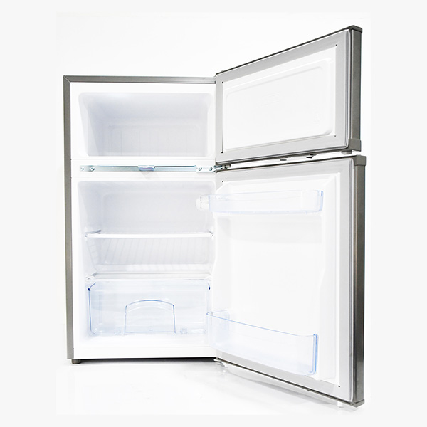 Aborder Refrigerator Double Doors 115Liters Silver - Image 2