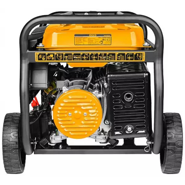 Ingco Petrol Generator 3.5kW 4 Stroke Pull & Electric Start GE35006ES - Image 2