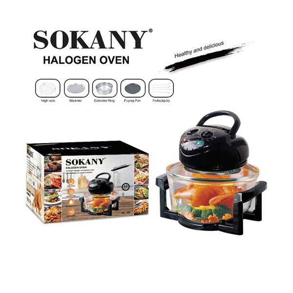 Sokany Halogen Oven 3 in 1, 13 Liters Oven Grill - SK 560 - Image 2