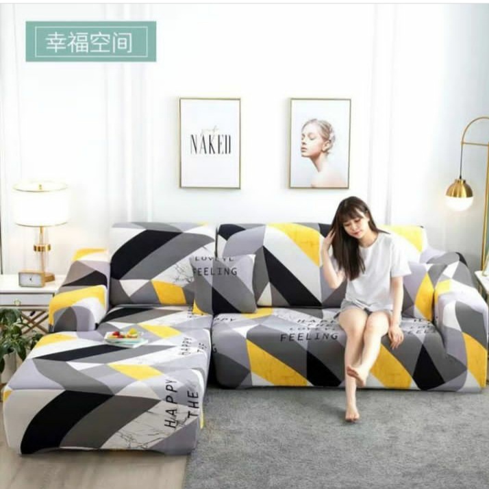 Sofar Cover Set (3+2+1+1) Pillowcase 7 Crazy Colour Tape 2