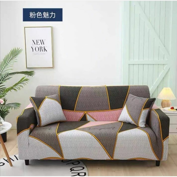 Sofar Cover Set (3+2+1+1) Pillowcase 7 Crazy Colour - Image 2