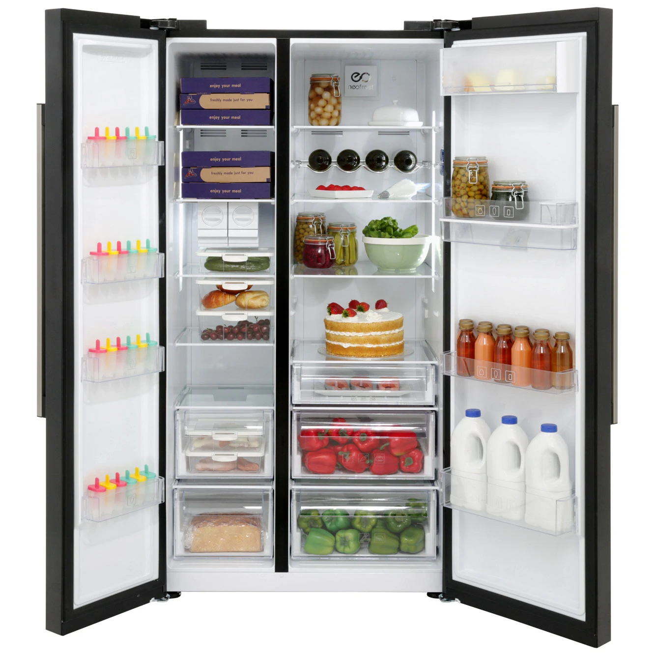 Haier Refrigerator | HRF-239FA(KE) | 211L Top Freezer Fridge - Dark Grey - Frost - Image 2