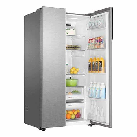 Haier Refrigerator | HSR-3918FNPG | 569L Side-by-Side Fridge -INOX - Image 3