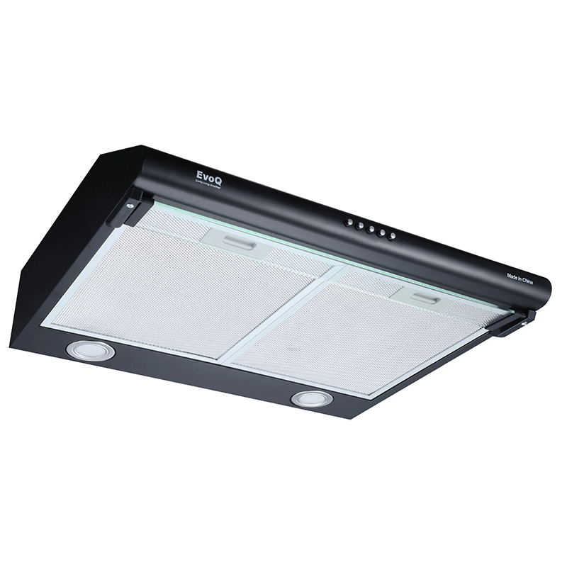 Evoq Built-In Kitchen Hood with LED Lights, Black: ECH - 60CB