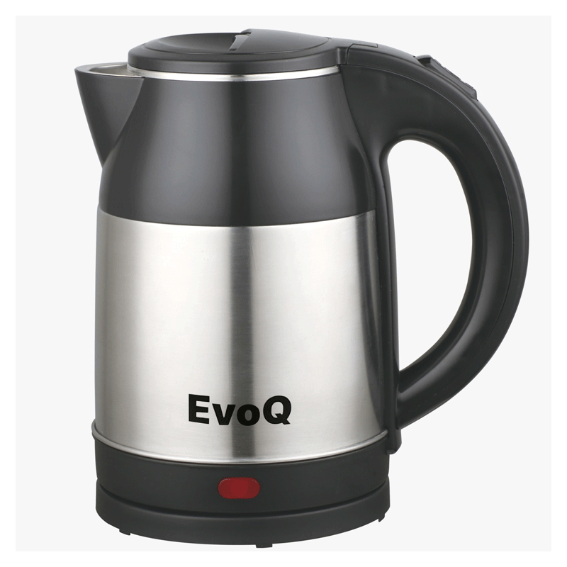 EvoQ Stainless Steel Electric Kettle 1.7L Silver – EKT-17PS