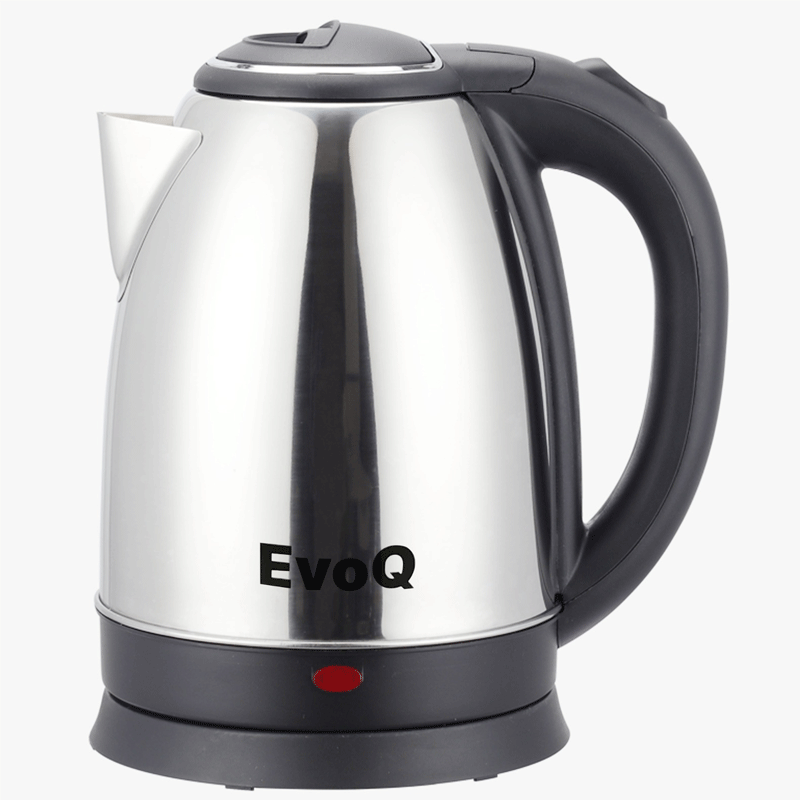 EvoQ Stainless Steel Electric Kettle 1.8L Silver – EKT-18SB