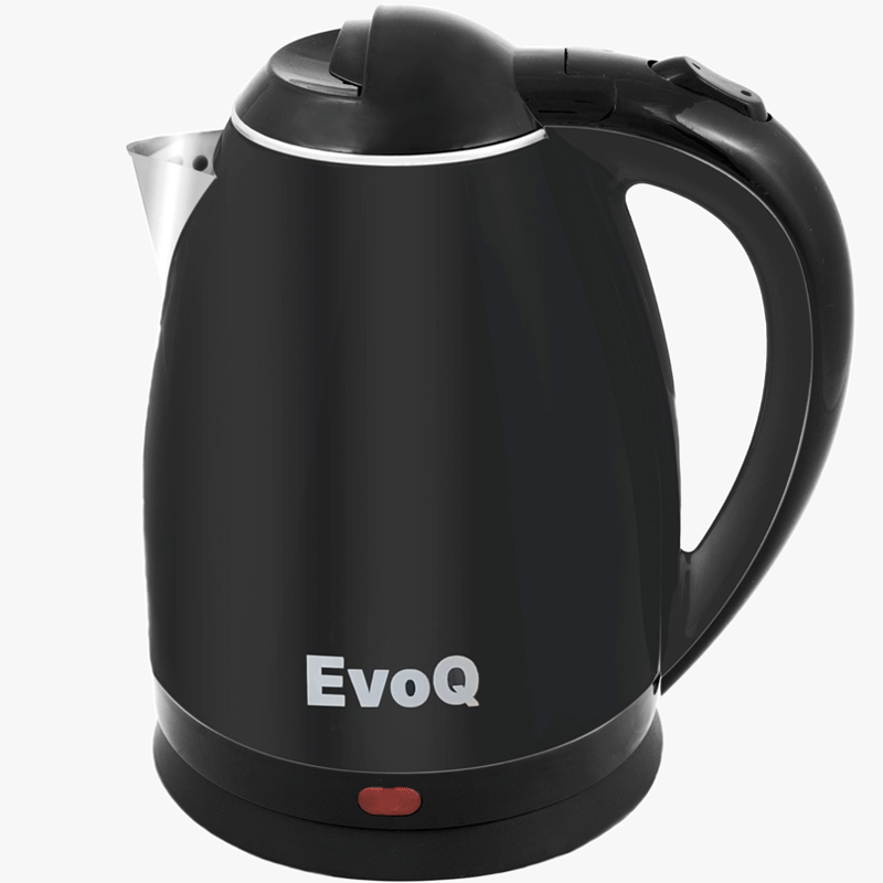 EvoQ Two-Layer Plastic Electric Kettle 1.8L Black – EKT-18PK