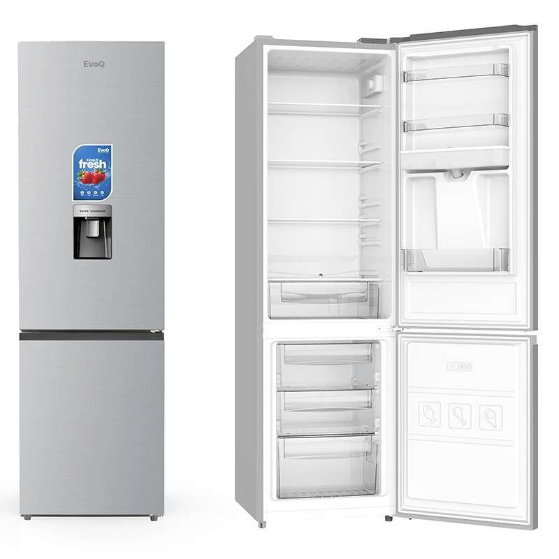 EvoQ Combi Refrigerator with Water Dispenser 261L ER-261DC