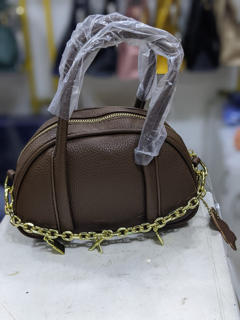 Classic Handbags Black Raisin Colour