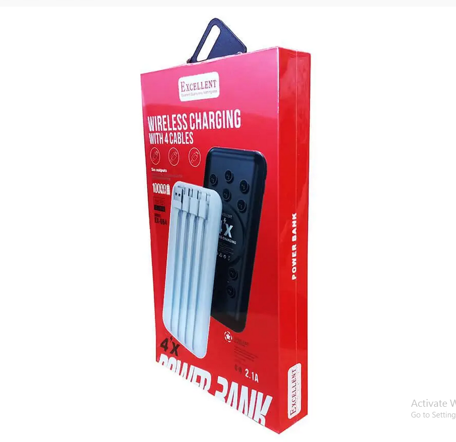 EX-064 10000mAh WIRELESS CHARGING POWERBANK