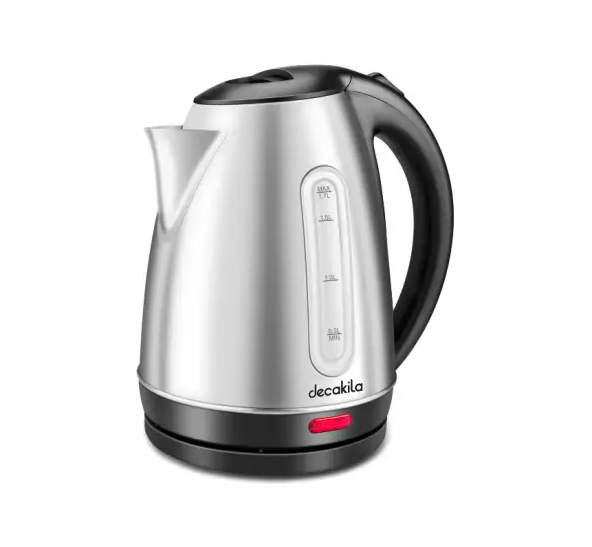 Decakila Kettle 1.7L Electric Jug 2200W Stainless Steel - KEKT004W