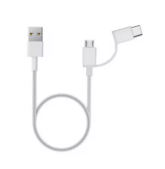 Xiaomi Redmi 2 in 1 Micro USB To Type C 100cm Cable Supports Fast Charging SJV4082TY - Image 3