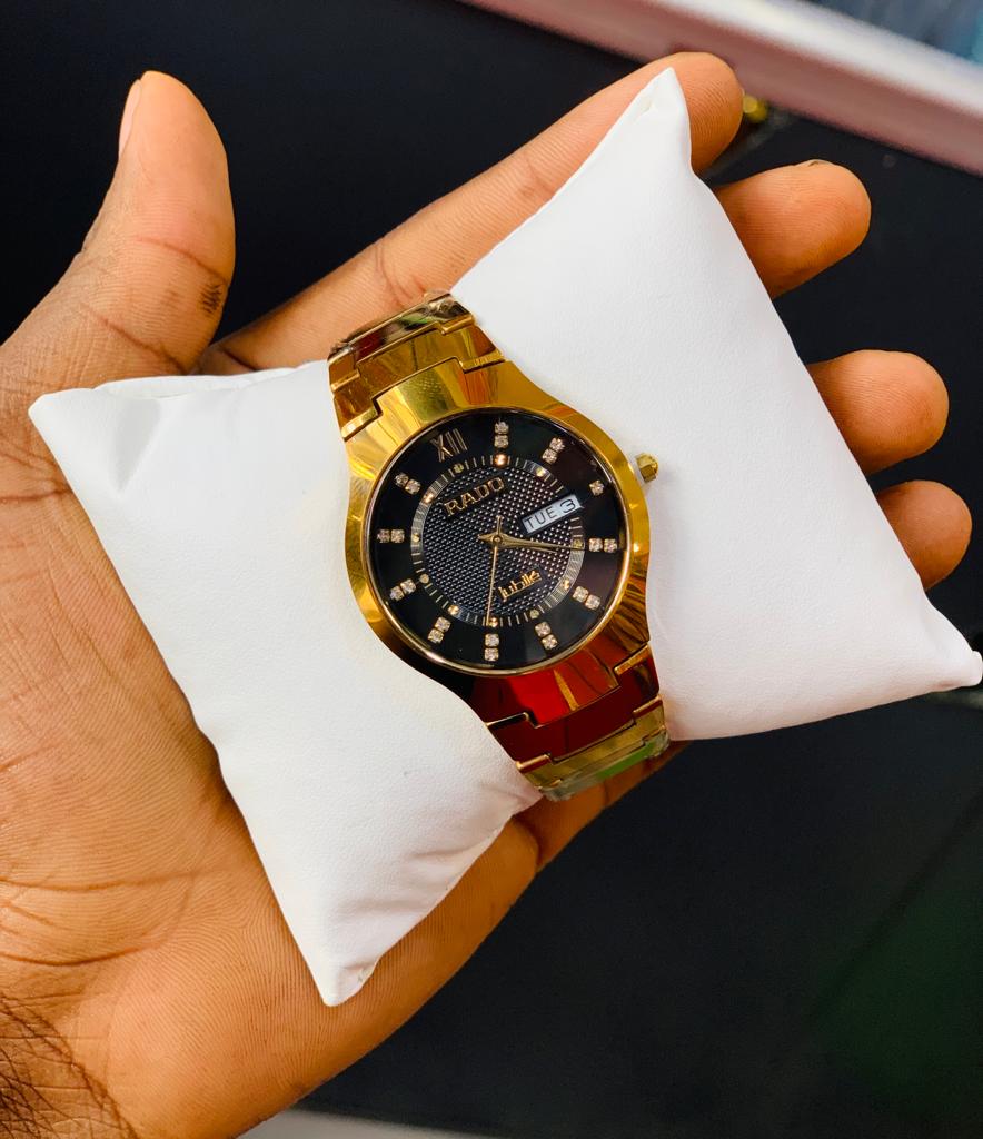 Classic RADO Original Men Watch Gold & Black Colour