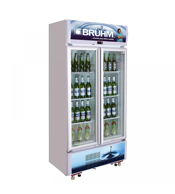Bruhm Beverage Cooler 409L Double Door BBD-409M