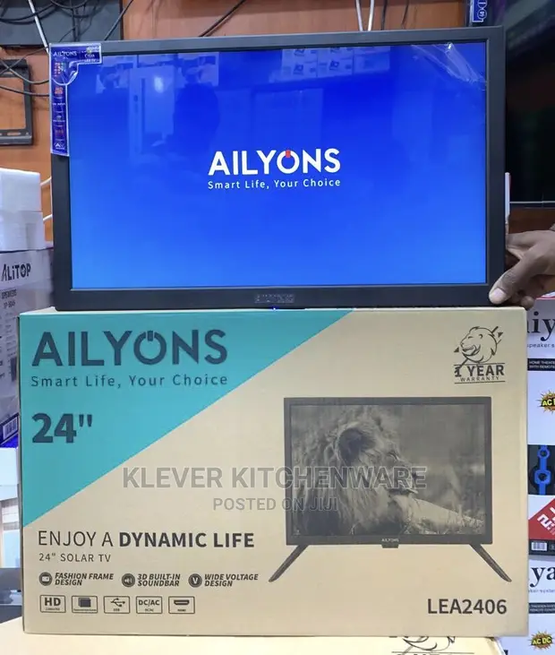 Ailyons 24"Inch LED TV Single Glass