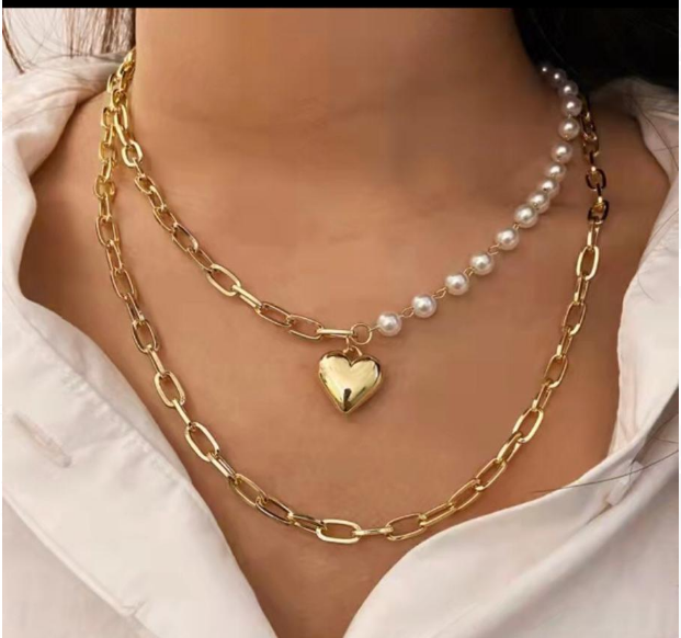 Necklace Stainless Steel (HAZIPAUKI & KUCHUBUKA) Gold Tap 3