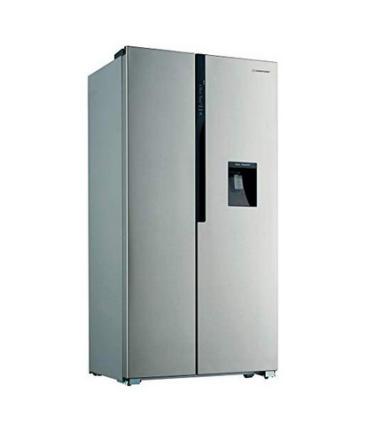 Westpoint Refrigerator Side By Side 552-Liter with Water Dispenser & Stainless Steel Finish Model - WSKN-5517-ERWDI