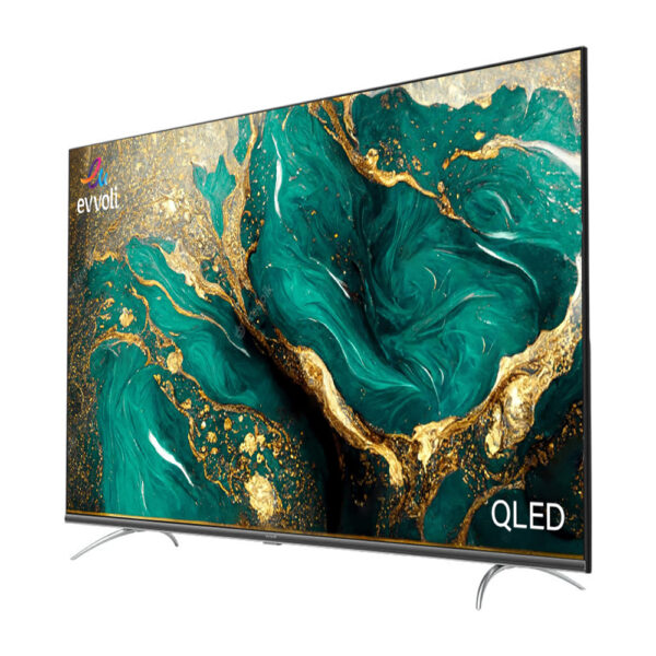 Evvoli 50-Inch 4K QLED Android Smart Tv Framless 50EV250QA Evvo Sound
