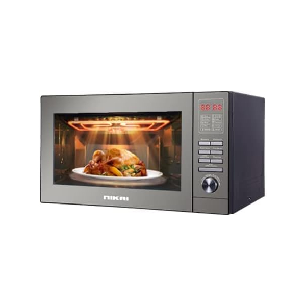 Nikai Microwave 25L 1000W with Grill Digital 5 Levels Mirror Finish NMO250MDG - Image 3