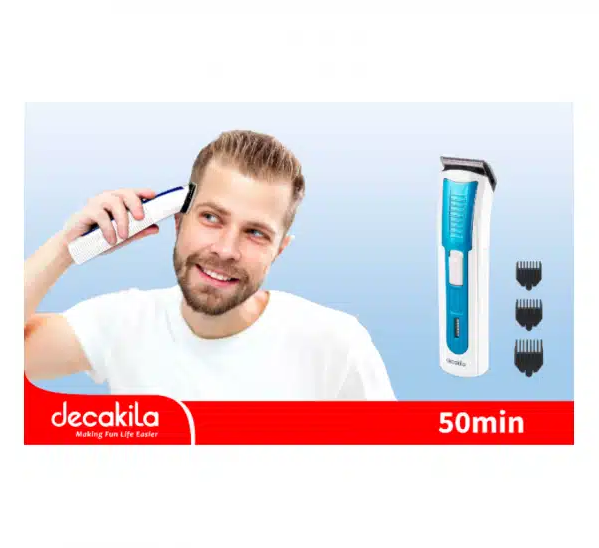 Decakila Hair Clipper 50 Minutes Multiple Accessories - KMHS021W - Image 2