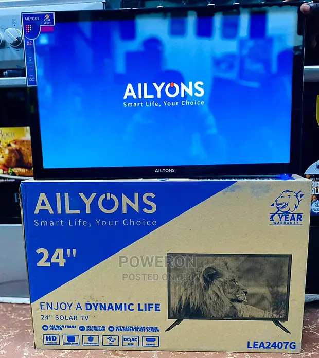 Ailyons 24"Inch LED TV Double Glass