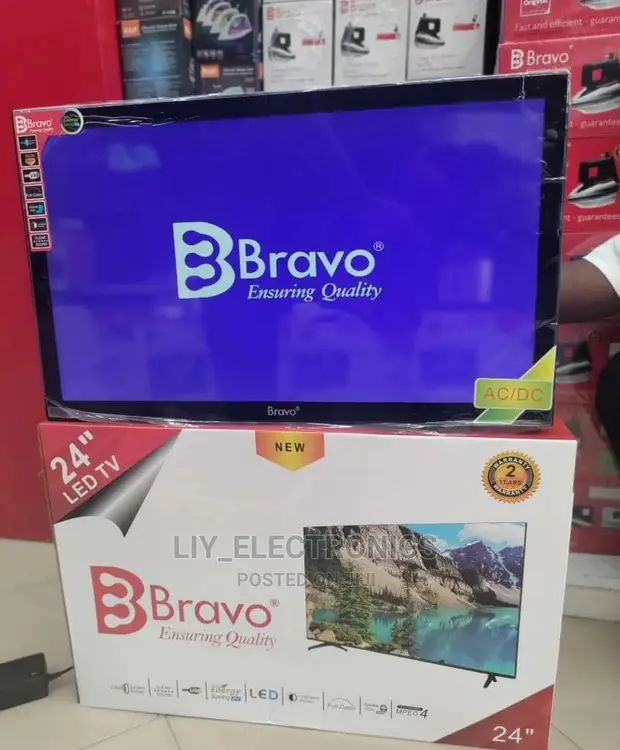 Bravo 24"Inch LED TV Double Glass - Image 2