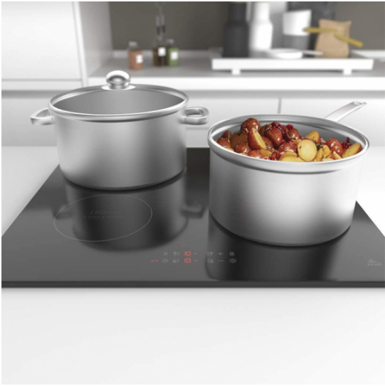 Evvoli Ceramic Hob 4 Burners Soft Touch Control with 9 Stage Power Setting 6600W CH604B - Image 4