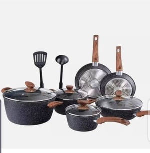 Cooking ware 5pcs nonstick, 4 sufuria and 1 pan