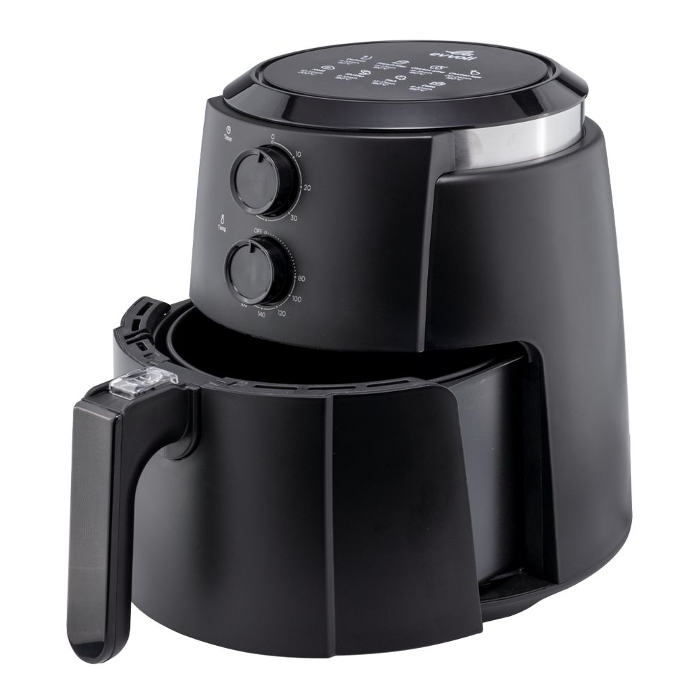 Evvoli 1500W Air Fryer, 4 Liters Capacity, -| EVKA-AF4001BS