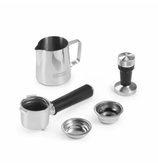 De'Longhi Dedica Coffee Machine 1300W Barista Pump Manual Espresso (Frothing Jug + Tamper) EC785.PK - Image 2