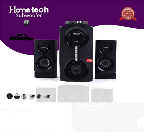 Home Tech Subwoofer Tape C