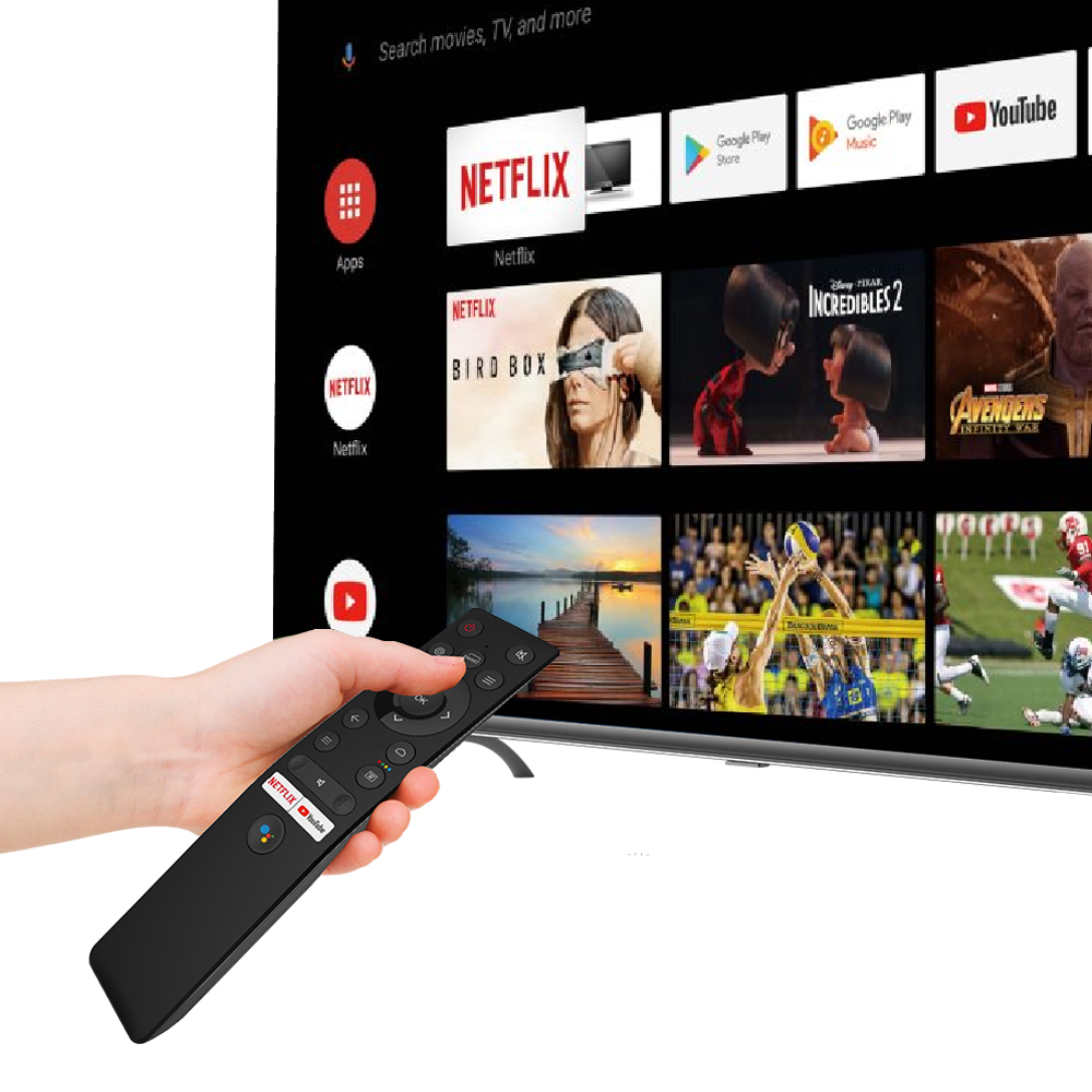 Evvoli 43" Inch QLED Smart Android TV EV250QA Framless - Image 3