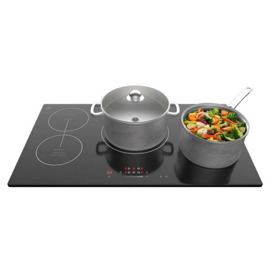 Evvoli Built-In Induction Hob 5 Burners Soft Touch Control With 9 Stage Power Setting And Safety Switch EVBI-IH905B - Image 6