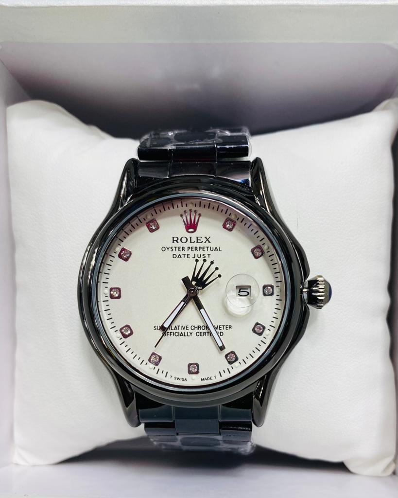 Classic Rolex Watch Black Colour