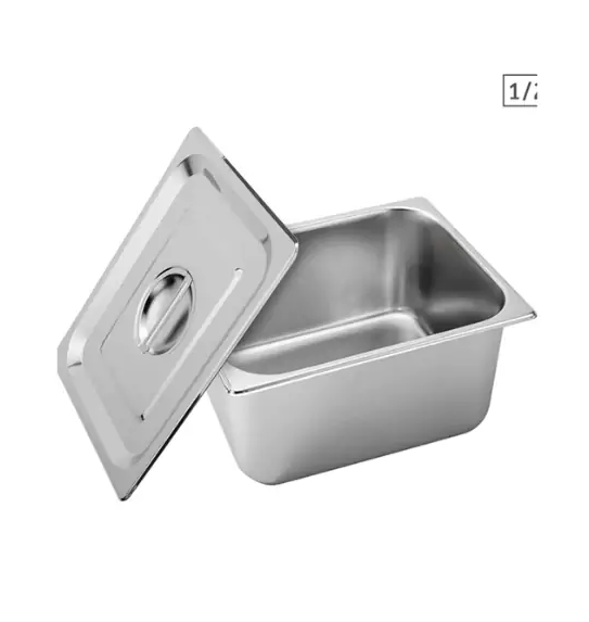 Nadstar8 Chaffing Dish Pan with Lid 14x10cm 819-2 - 819-L - Image 2