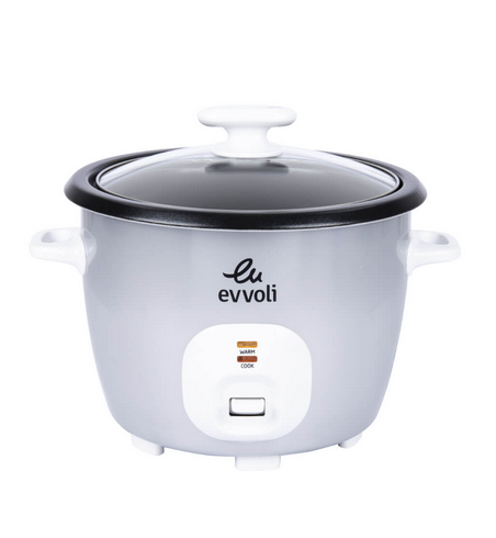 Evvoli 2 In 1 Rice Cooker With Steamer 4.5 Litter non-stick 700W - EVKA-RC4501S